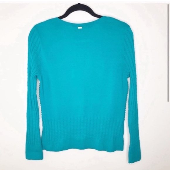 St. John Teal Cardigan - Picture 5 of 7